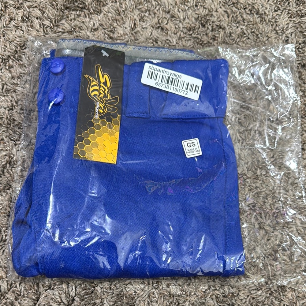 Blue Athletic Softball Pants